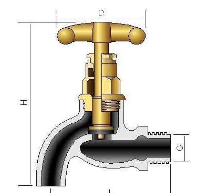 各種水龍頭拆卸圖解，通過圖解讓大家了解水龍的構造原理