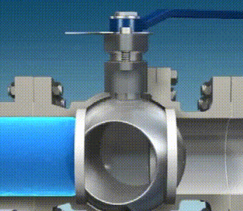 一字閥門開關方向圖片，一張動態圖絕對夠了！