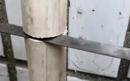 pvc管中間斷了拼接視頻分享，這個思路還是比較實用的！