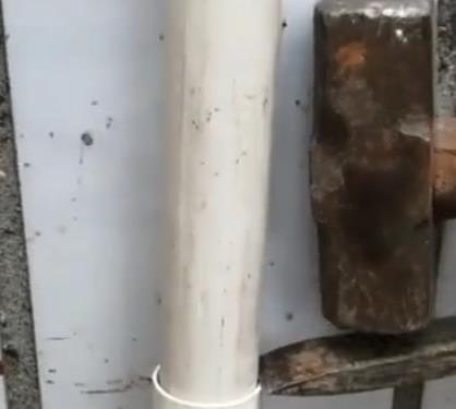 pvc管中間斷了拼接視頻分享，這個思路還是比較實用的！