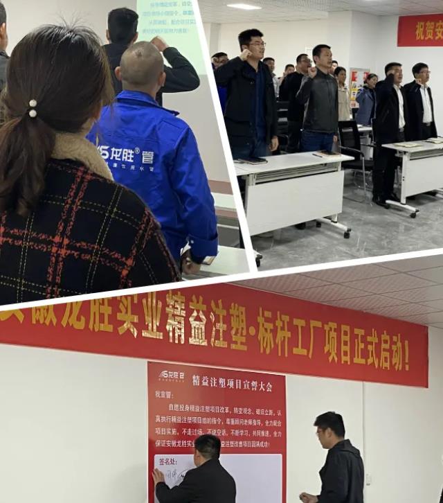 龍勝管業(yè)“精益注塑·標(biāo)桿工廠”項目正式啟動! 龍勝管業(yè)“精益注塑·標(biāo)桿工廠”項目正式啟動!